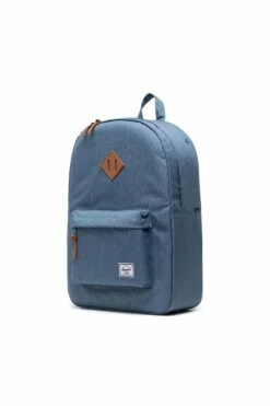 Herschel Heritage Backpack BLACK/TAN SYNTHETIC LEATHER -Mens Clothing Store 3611005 01 1