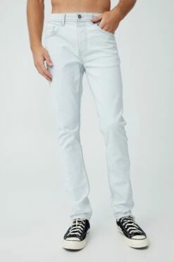 Slim Fit Jean STONE LIGHT BLUE -Mens Clothing Store 3611056 02 1