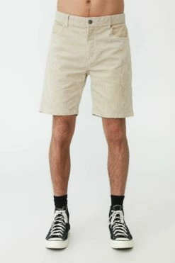 Straight Short WASHED BLUE CORD -Mens Clothing Store 3611083 07 2 1