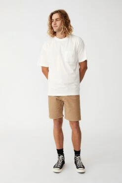 Straight Short WASHED BLUE CORD -Mens Clothing Store 3611083 09 1