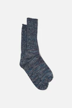 Chunky Knit Sock NAVY/BLUE/GREY -Mens Clothing Store 3611122 02 2