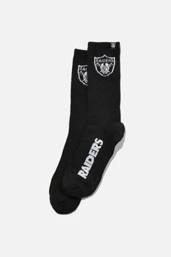 Performance Active Sock LCN NFL WHITE/RAIDERS -Mens Clothing Store 3611135 06 2 1