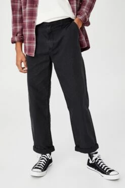 Loose Fit Pant KHAKI CANVAS -Mens Clothing Store 3611149 01 1