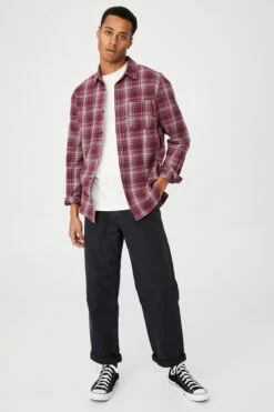 Loose Fit Pant KHAKI CANVAS -Mens Clothing Store 3611149 01 2 1