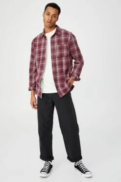 Loose Fit Pant KHAKI CANVAS -Mens Clothing Store 3611149 01 2