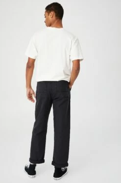 Loose Fit Pant KHAKI CANVAS -Mens Clothing Store 3611149 01 3