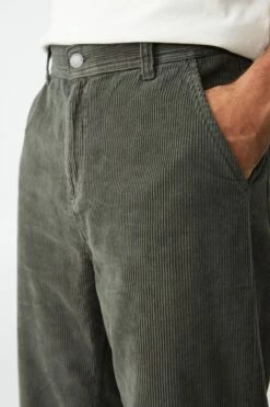 Loose Fit Pant FOREST GREEN CORD -Mens Clothing Store 3611150 04 4