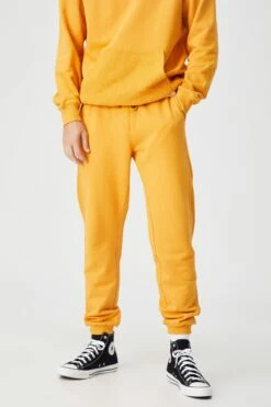 Panelled Fleece Trackpant BEESWAX -Mens Clothing Store 3611153 04 4