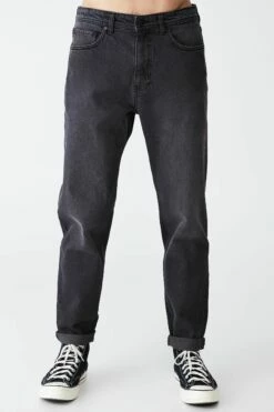 Relaxed Tapered Jean RAVEN BLACK