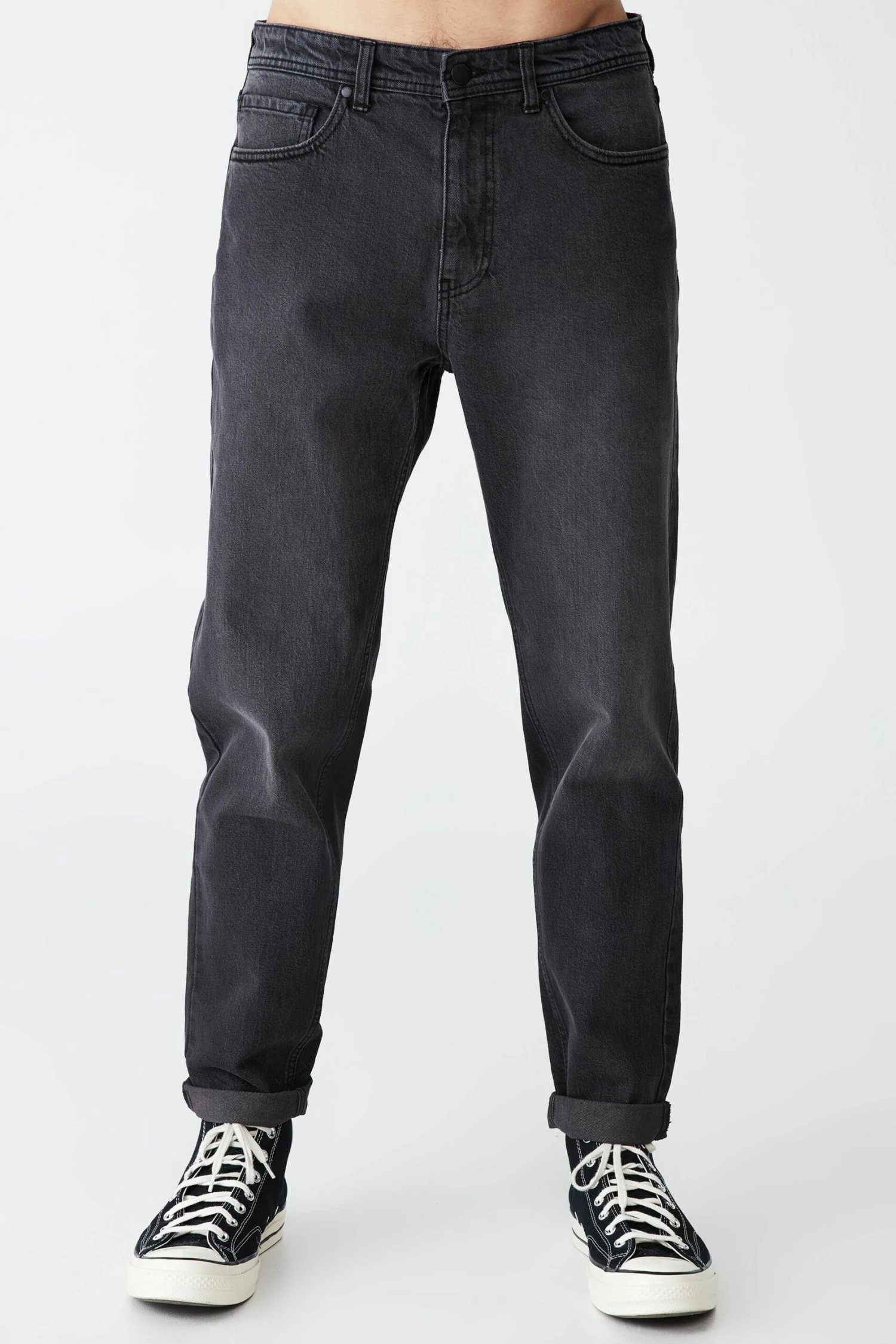 Relaxed Tapered Jean RAVEN BLACK 1 Relaxed Tapered Jean RAVEN BLACK