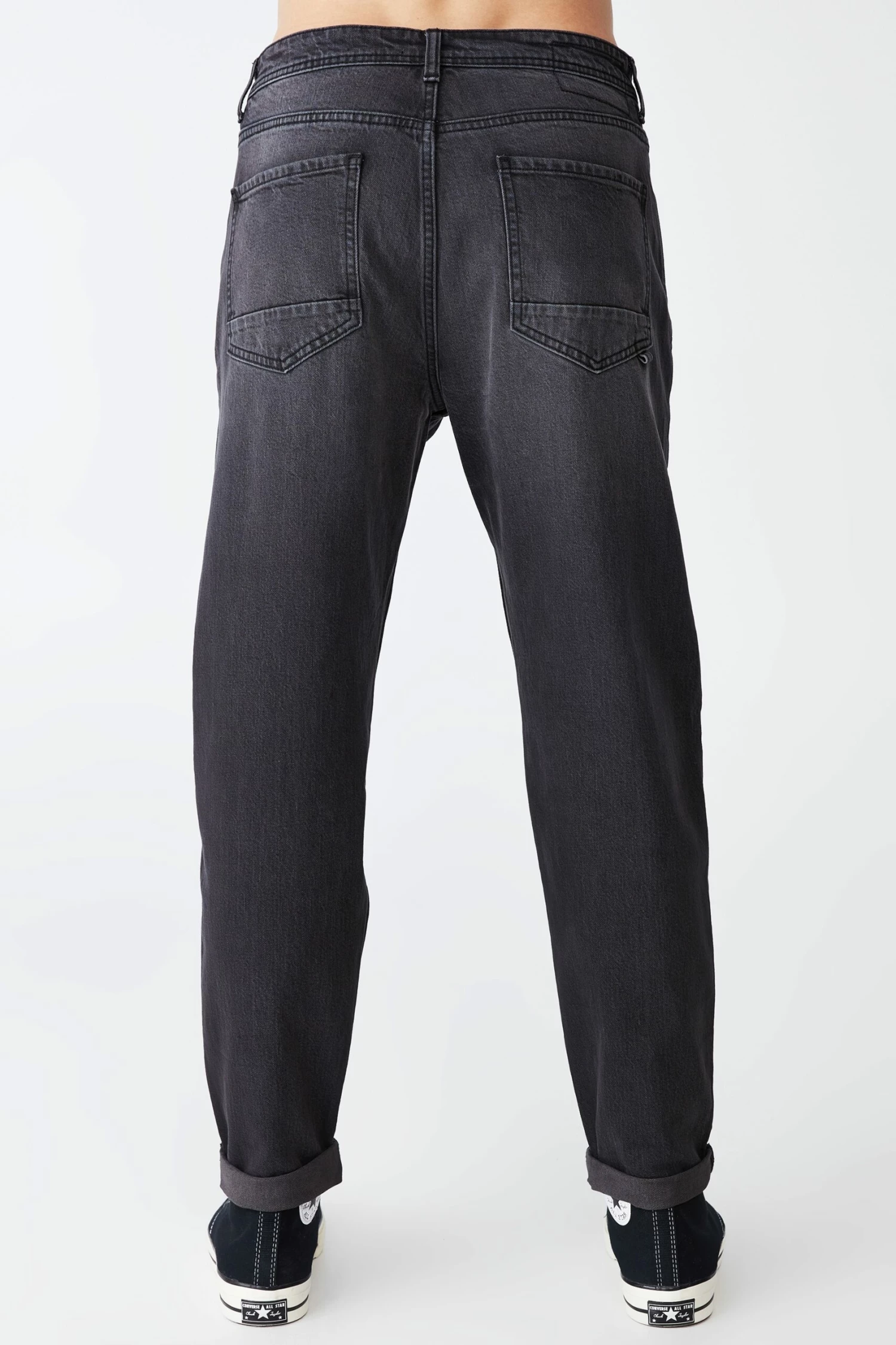 Relaxed Tapered Jean RAVEN BLACK 5 Relaxed Tapered Jean RAVEN BLACK - Image 5