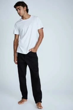 Relaxed Tapered Jean NEW BLACK