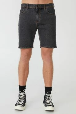 Straight Short GRUNGE BLACK