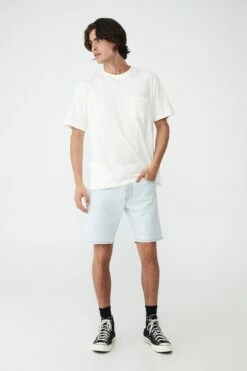 Straight Short STONE LIGHT BLUE -Mens Clothing Store 3611196 01 1