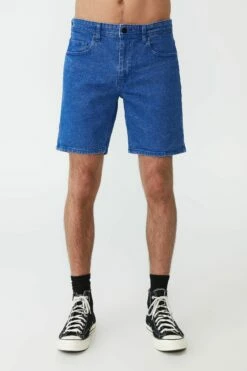 Straight Short OPTIC BLUE