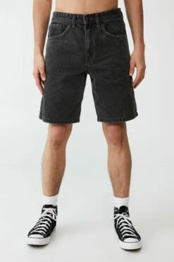 Loose Fit Short GRUNGE BLACK -Mens Clothing Store 3611199 01 2