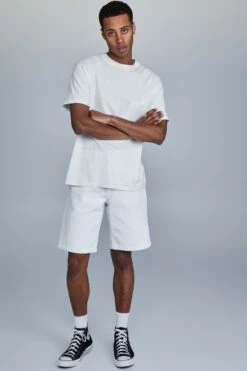 Loose Fit Short WHITE -Mens Clothing Store 3611201 01 4
