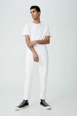 Relaxed Tapered Jean WASHED CHALK -Mens Clothing Store 3611211 02 2 1