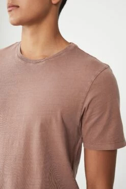 Organic Crew T-Shirt STONE CLAY -Mens Clothing Store 3611220 30 1