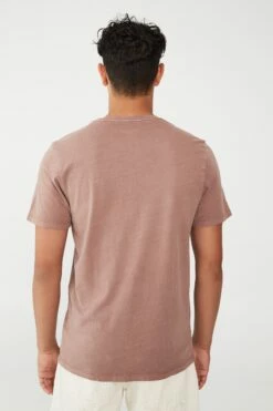 Organic Crew T-Shirt STONE CLAY -Mens Clothing Store 3611220 30 3