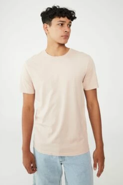 Organic Crew T-Shirt STONE CLAY