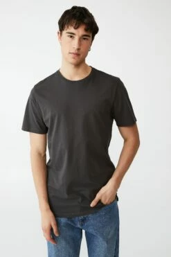 Organic Longline T-Shirt BONE -Mens Clothing Store 3611222 04 2