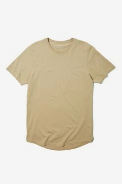 Organic Longline T-Shirt BONE -Mens Clothing Store 3611222 13 2