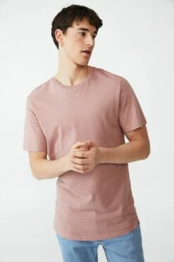 Organic Longline T-Shirt BONE -Mens Clothing Store 3611222 15 2