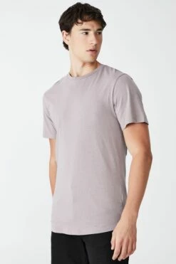 Organic Longline T-Shirt BONE -Mens Clothing Store 3611222 18 2