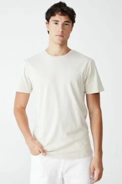 Organic Longline T-Shirt BONE -Mens Clothing Store 3611222 19 2