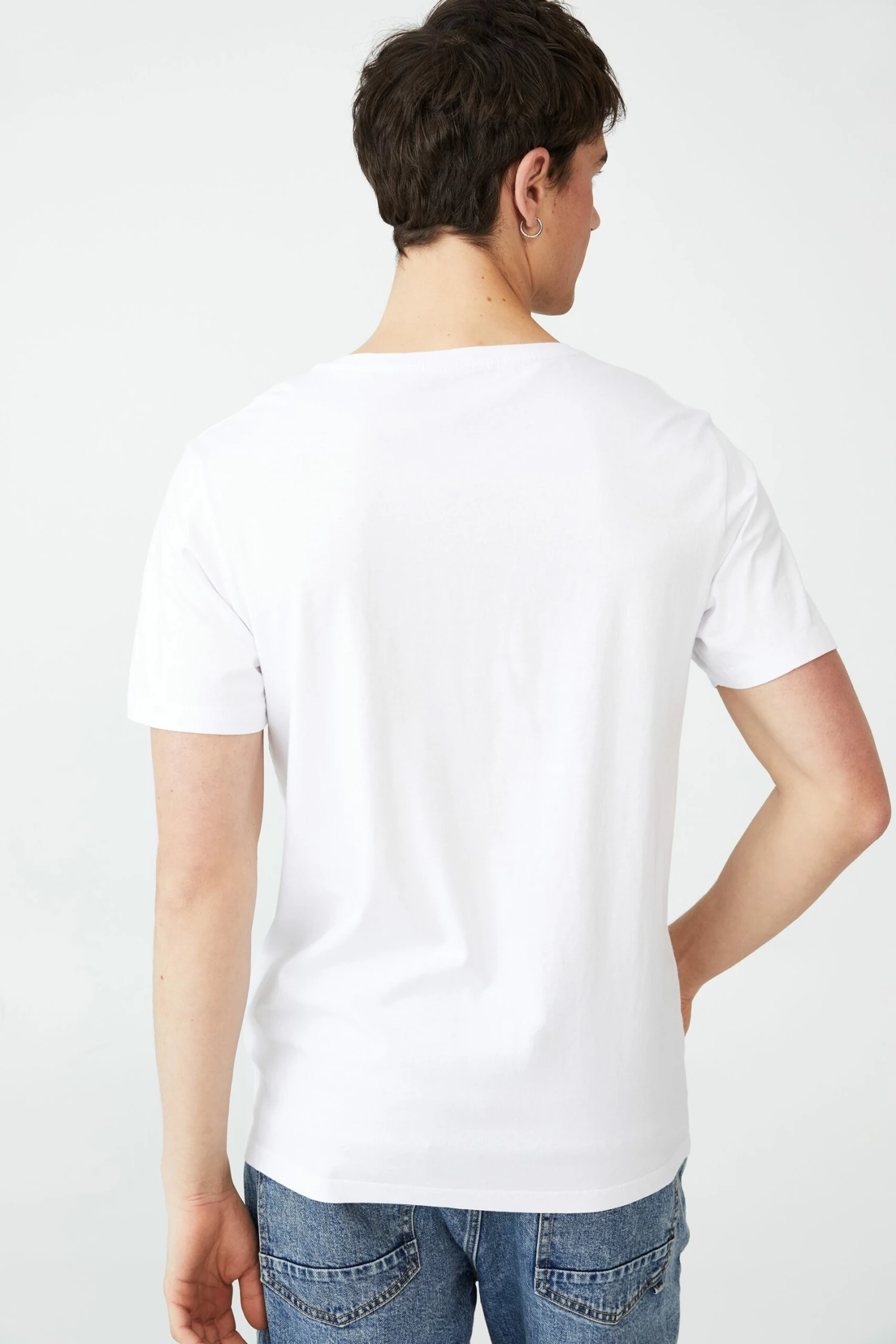 Organic V-Neck T-Shirt WASHED BRICK 10 Organic V-Neck T-Shirt WASHED BRICK - Image 10