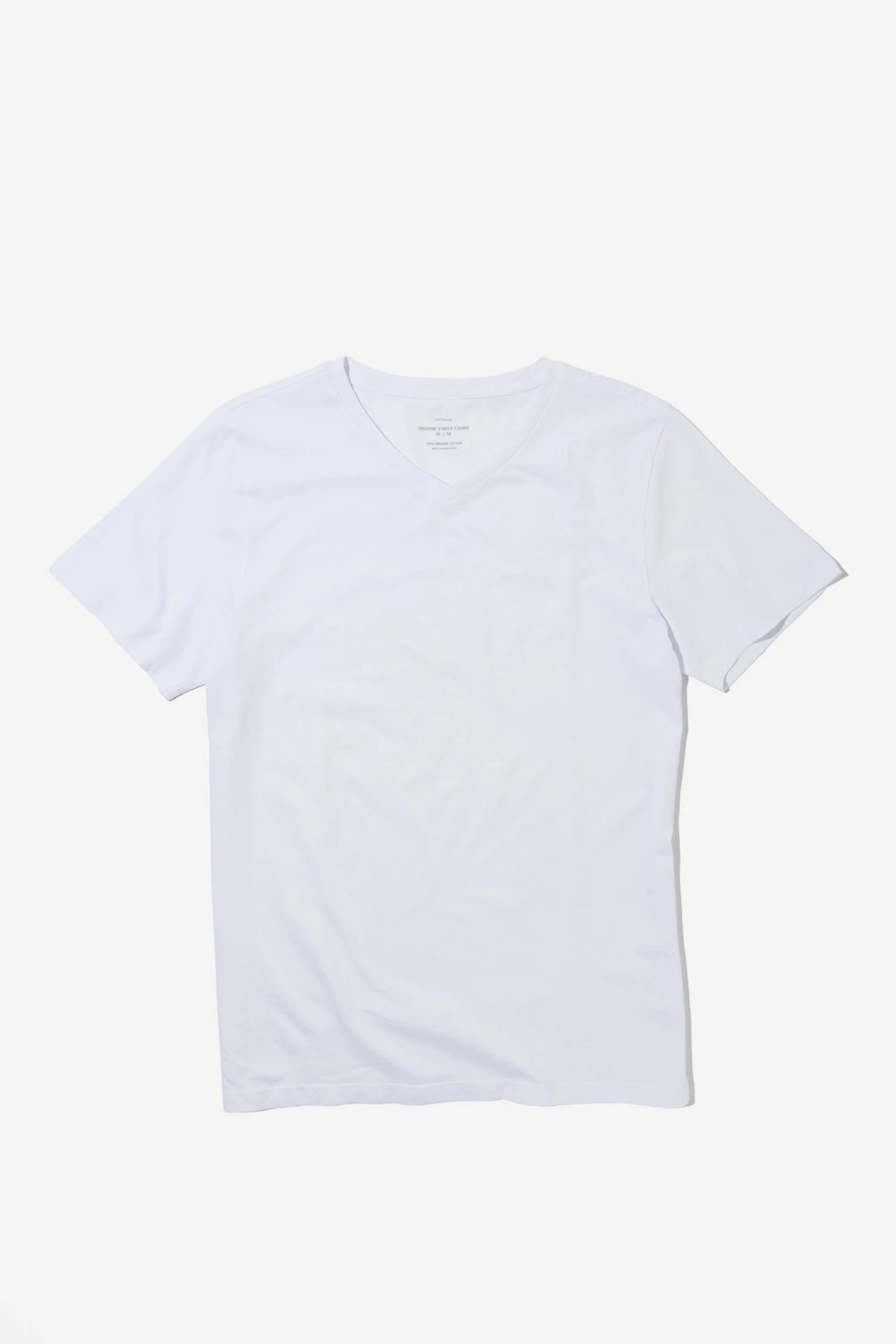 Organic V-Neck T-Shirt WASHED BRICK 11 Organic V-Neck T-Shirt WASHED BRICK - Image 11