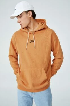 Ford Fleece Pullover LCN FOR BUCKSKIN GOLD/FORD LOGO -Mens Clothing Store 3611233 01 1