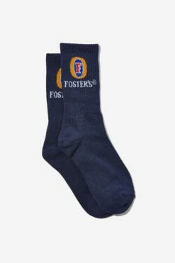 Fosters Active Sock LCN FOS BLACK/FOSTERS LOGO -Mens Clothing Store 3611240 01 2