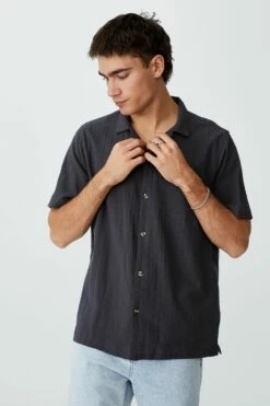 Riviera Short Sleeve Shirt WHITE 11 Riviera Short Sleeve Shirt WHITE -Mens Clothing Store 3611255 02 2