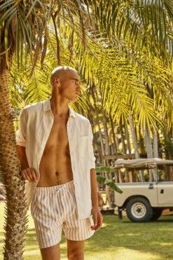 Ashby Long Sleeve Shirt OATMEAL