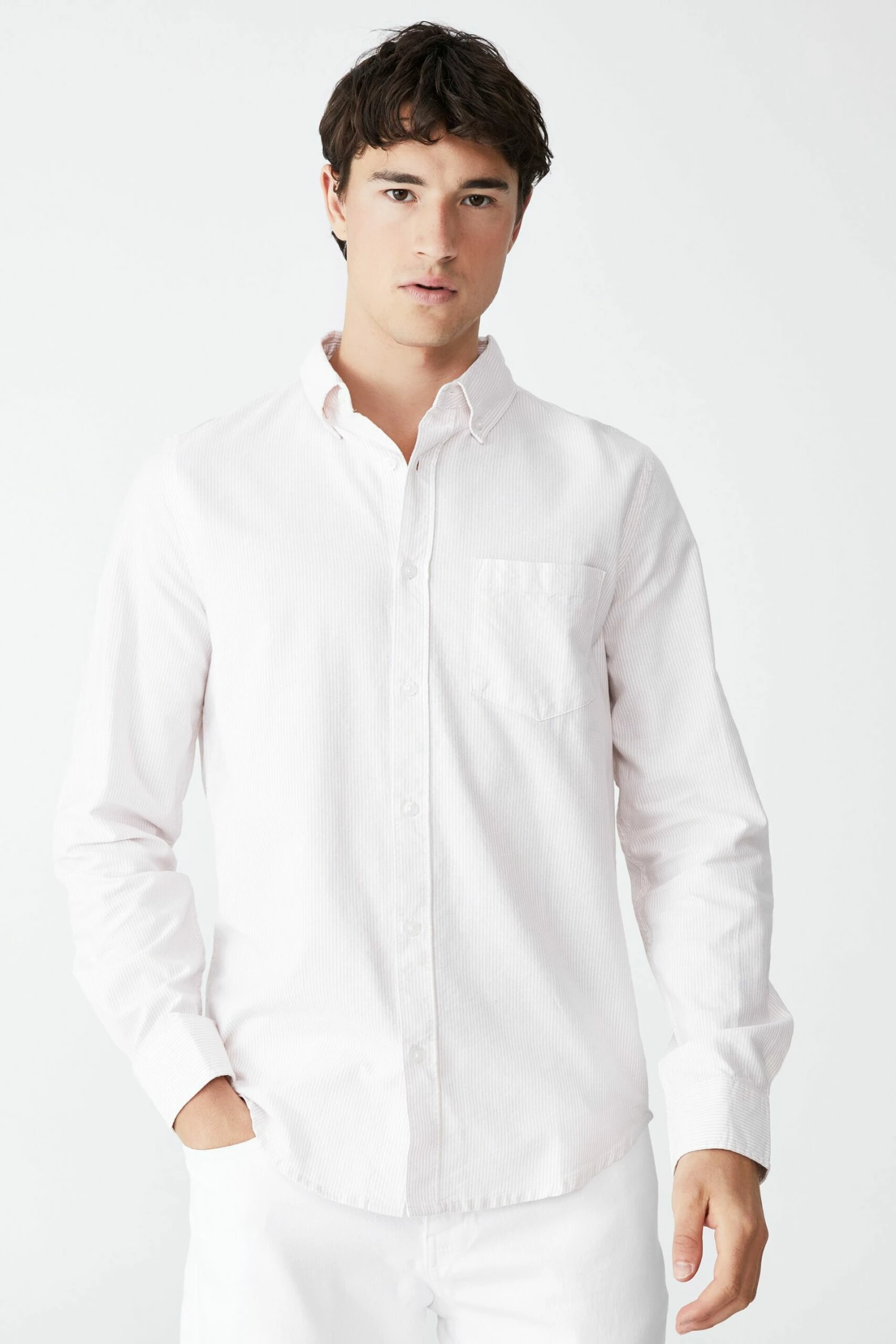 Mayfair Long Sleeve Shirt VINTAGE PINK 5 Mayfair Long Sleeve Shirt VINTAGE PINK - Image 5