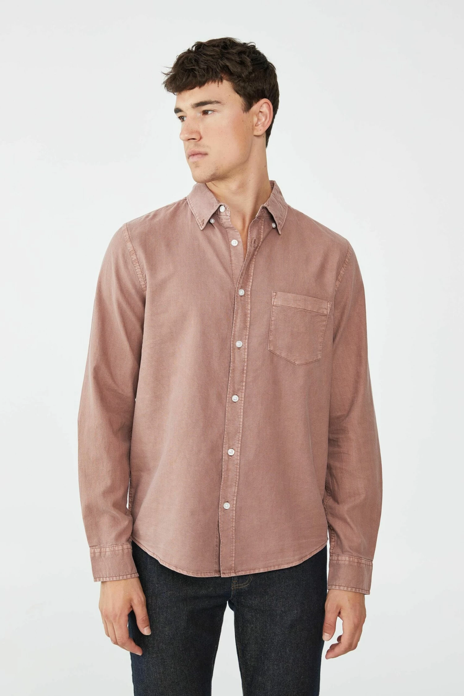 Mayfair Long Sleeve Shirt VINTAGE PINK 2 Mayfair Long Sleeve Shirt VINTAGE PINK - Image 2