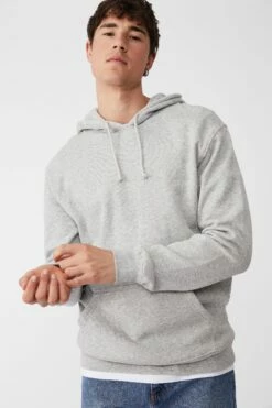 Essential Fleece Pullover ECRU -Mens Clothing Store 3611260 07 2