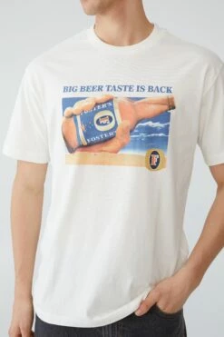 Fosters T-Shirt LCN FOS VINTAGE WHITE/FOSTERS - BIG BEER TAST 11 Fosters T-Shirt LCN FOS VINTAGE WHITE/FOSTERS - BIG BEER TAST -Mens Clothing Store 3611263 04 4