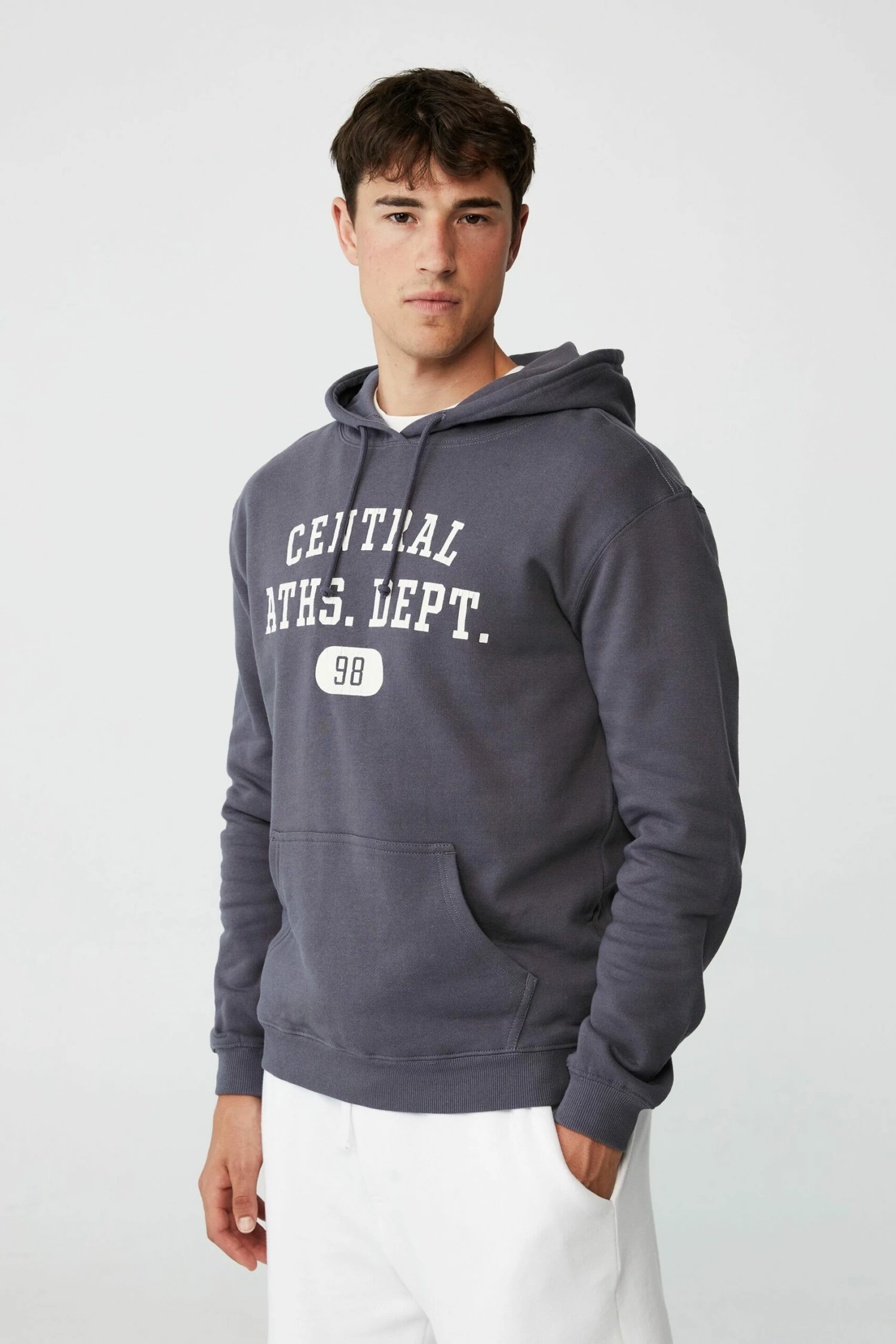 Graphic Fleece Pullover WHITE MARLE/ ATHLETIC DEPT 2 Graphic Fleece Pullover WHITE MARLE/ ATHLETIC DEPT - Image 2