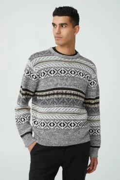 Vintage Knit GREY VINTAGE PATTERN -Mens Clothing Store 3611271 10 2