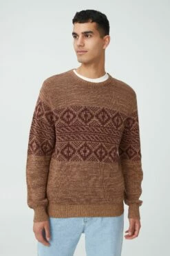 Vintage Knit GREY VINTAGE PATTERN -Mens Clothing Store 3611271 12 2