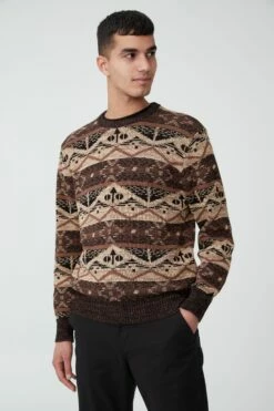 Vintage Knit GREY VINTAGE PATTERN -Mens Clothing Store 3611271 13 2