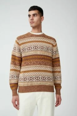 Vintage Knit GREY VINTAGE PATTERN