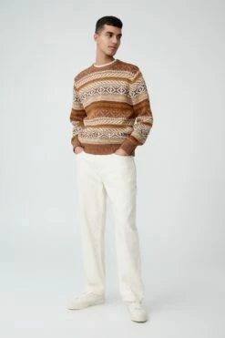 Vintage Knit GREY VINTAGE PATTERN -Mens Clothing Store 3611271 16 4