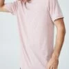 Curved Hem T-Shirt MILITARY BURNOUT