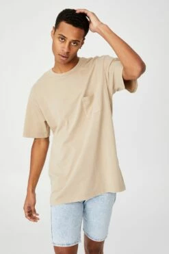 Loose Fit T-Shirt BURNT ROSE -Mens Clothing Store 3611288 04 2