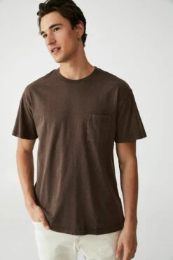 Loose Fit T-Shirt BURNT ROSE -Mens Clothing Store 3611288 25 2