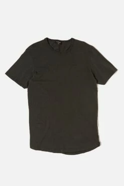 Curved Hem T-Shirt HAPPY LAVENDER ACID -Mens Clothing Store 3611326 01 1